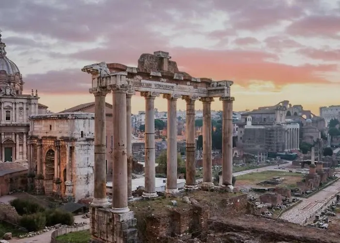 Panoramic Castle Trastevere Rzym